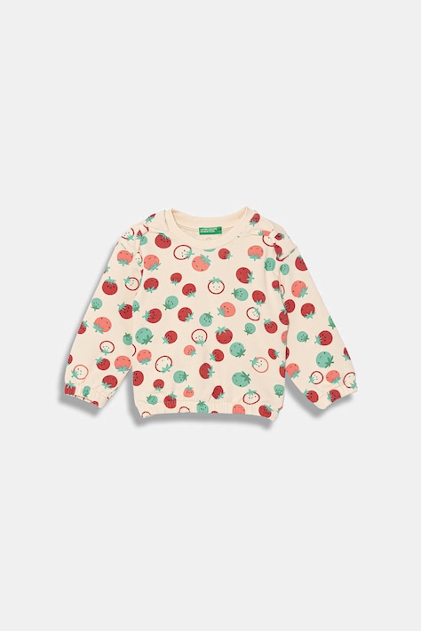 United Colors of Benetton bluza dziecięca bawełniana beżowa 3WOQG10M6