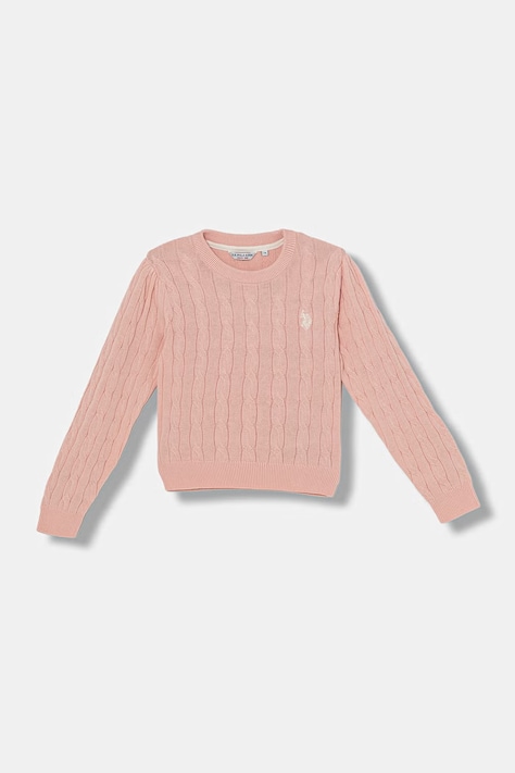 U.S. Polo Assn. Πουλόβερ παιδικό μπεζ USG0378