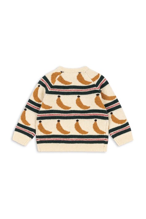 Дитячий кардиган з додаванням вовни Konges Sløjd BILLI KNIT CARDIGAN — SS26-SWK002, барвистий — фото 3
