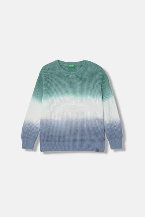 United Colors of Benetton maglione per bambini in cotone blu 120YC10A8