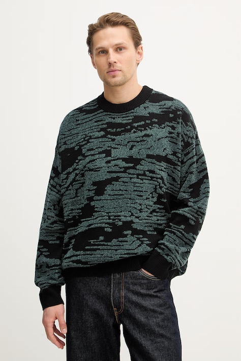 BOSS Orange sweter Andscape męski kolor czarny 50556621