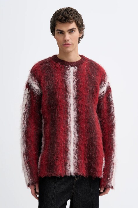 The Ragged Priest sweter męski kolor czerwony ciepły RPAW252017KW