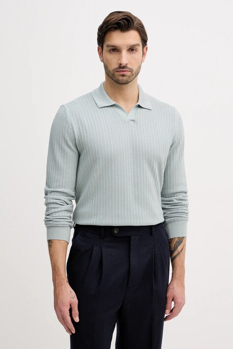 Joop! sweter męski kolor zielony 30100015