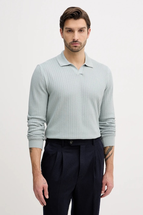 Joop! sweter męski kolor zielony 30100015