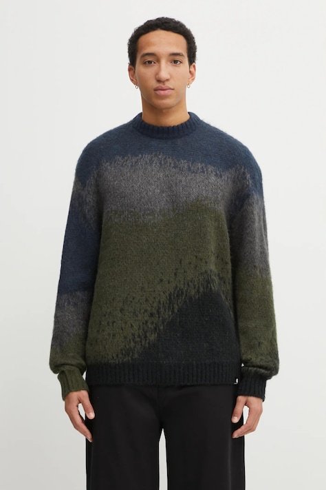 Carhartt WIP sweter z dodatkiem alpaki Tinley Sweater męski kolor multicolor I035984.3HYXX