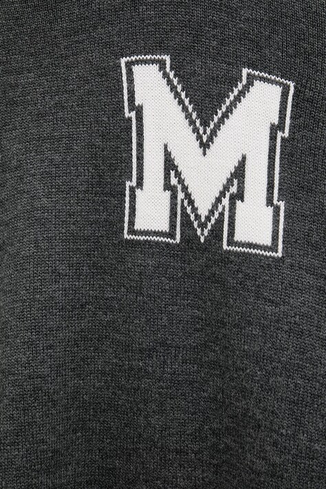 Светр із додаванням вовни MM6 Maison Margiela — SS26-SWM05D, сірий — фото 5