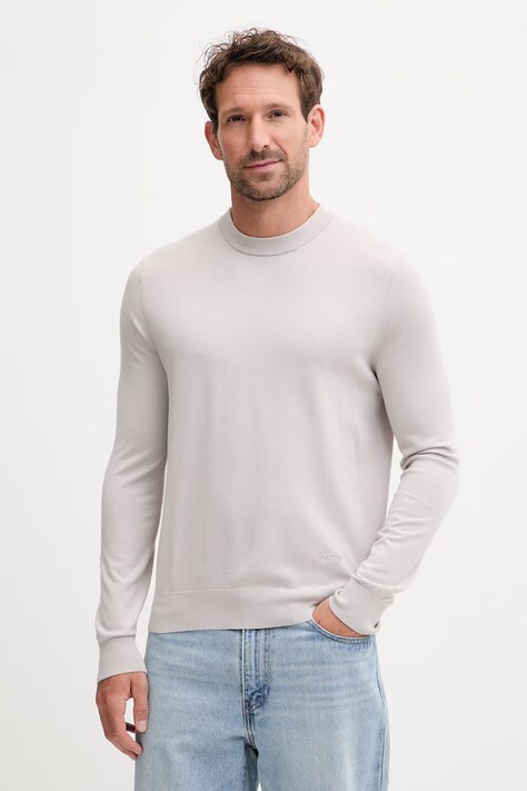 Fusalp sweter męski z wełną ASHTTON beżowy H2117