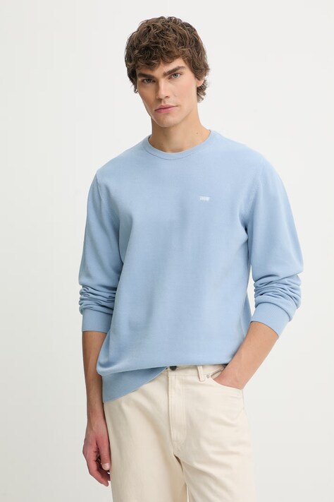 Levi's sweter LIGHTWEIGHT HM męski kolor niebieski A7207-0036