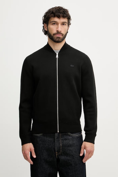 Lacoste sweter rozpinany męski czarny AH1024