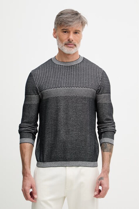 Armani Exchange sweter męski czarny XM002429 AF11960