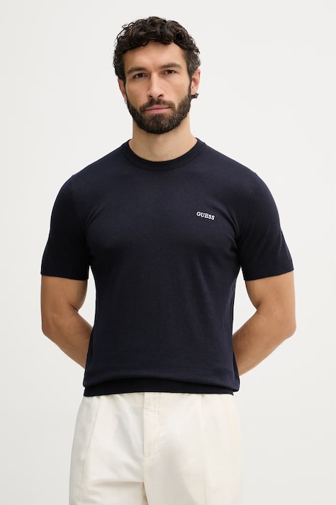 Guess sweter męski granatowy M6GR03 Z0556