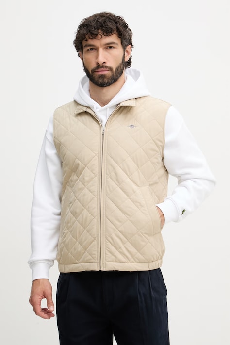 Gant bezrękawnik męski beżowy 7006341