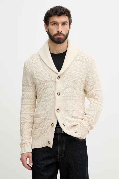 Gant kardigan męski beżowy 8060105