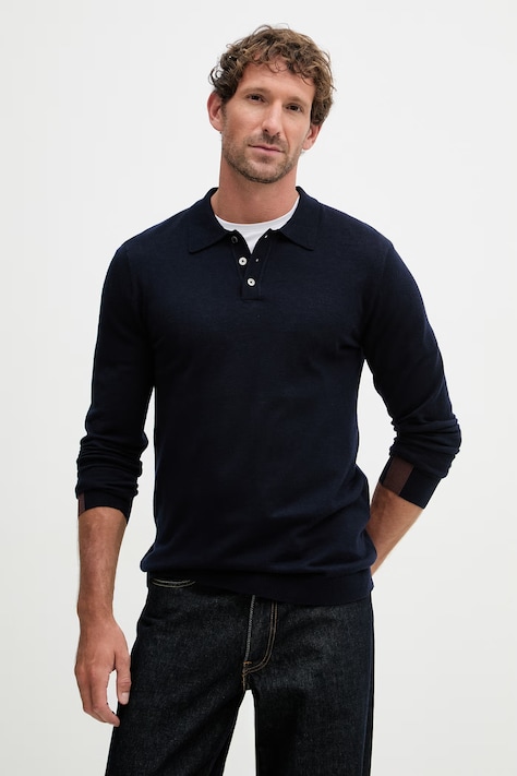 Mos Mosh светр чоловічий з вовною ADAM темно-синій 509070