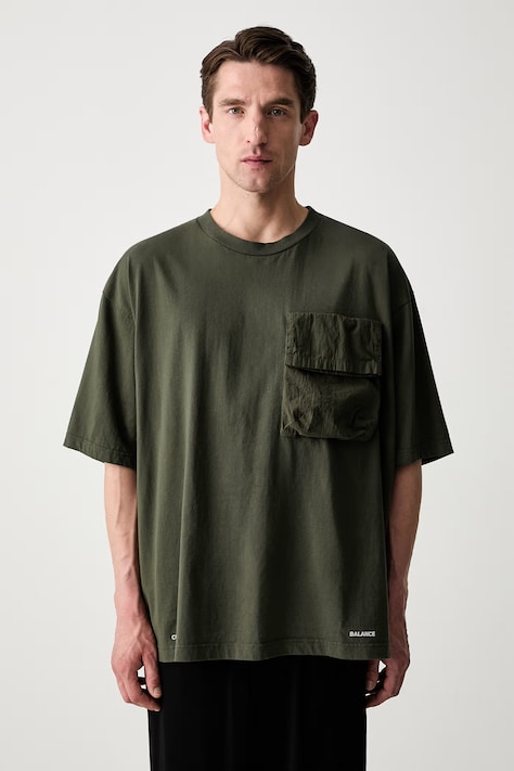 Undercover oversize t-shirt βαμβακερό ανδρικό πράσινο UP1F4811