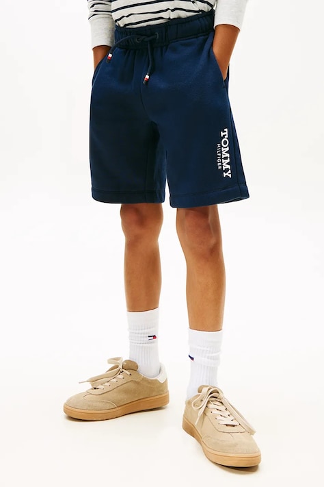 Детские шорты Tommy Hilfiger цвет синий регулируемая талия KB0KB10023