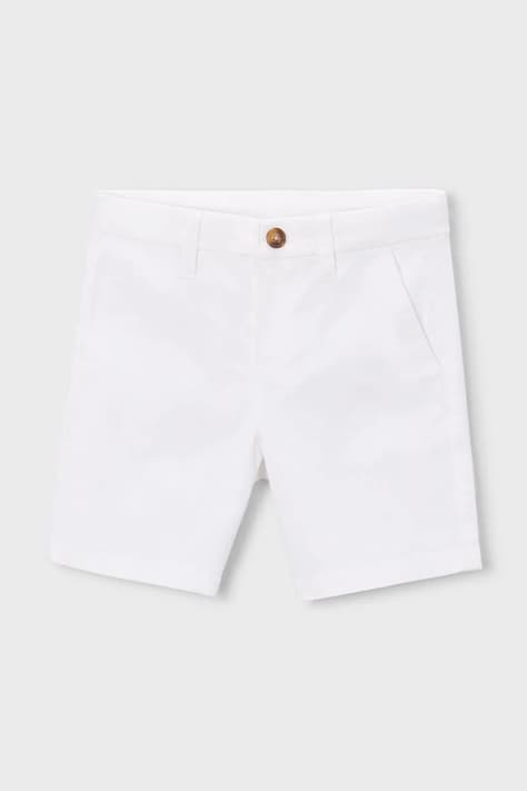 Mayoral pantaloni scurți copii culoarea alb, 202