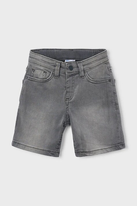 Mayoral szorty jeansowe dziecięce kolor szary 237