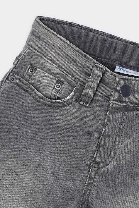Mayoral szorty jeansowe dziecięce kolor szary 237