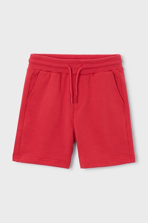 Dětské kraťasy Mayoral červená barva, nastavitelný pas, 611