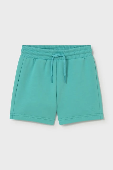 Mayoral szorty dziecięce kolor turkusowy regulowana talia 621
