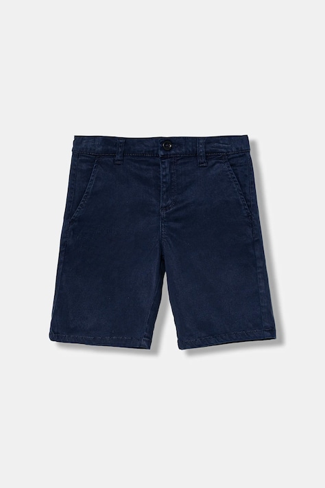 Guess szorty dziecięce kolor granatowy regulowana talia N6RD04 WF7H0