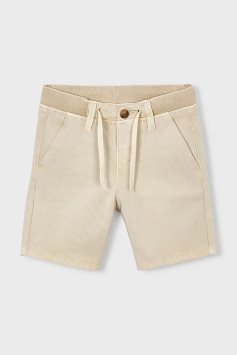 Dječje kratke hlače Mayoral boja: bež, podesivi struk, 3203