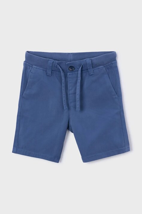 Mayoral szorty dziecięce kolor granatowy regulowana talia 3203