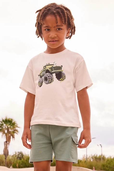 Mayoral szorty dziecięce kolor zielony regulowana talia 3208