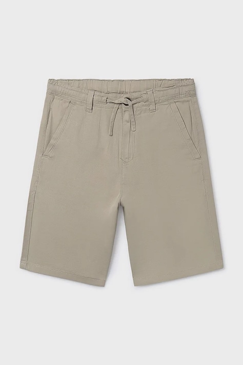 Παιδικό βαμβακερό σορτς Mayoral χρώμα: γκρι, 6216