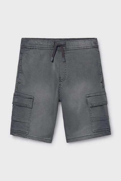 Mayoral gyerek farmer rövidnadrág szürke, állítható derekú, 6218