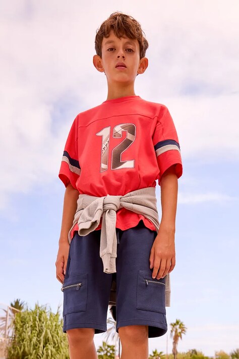 Παιδικό σορτς Mayoral χρώμα: ναυτικό μπλε, 6219