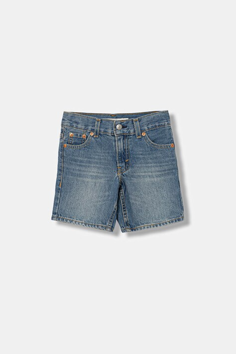 Детски дънков къс панталон Levi's SKATE SHORTS в синьо  8EK286