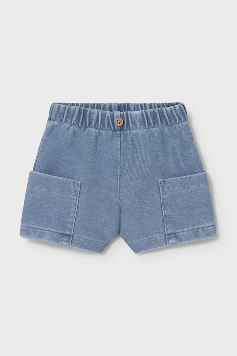 Παιδικό τζιν σορτσάκι Mayoral Newborn χρώμα: μπλε, 1293
