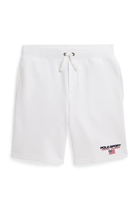Polo Ralph Lauren šortky detské bavlnené biele regular waist 323969025500