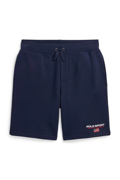 Polo Ralph Lauren szorty dziecięce bawełniane granatowe regular waist 323969025502