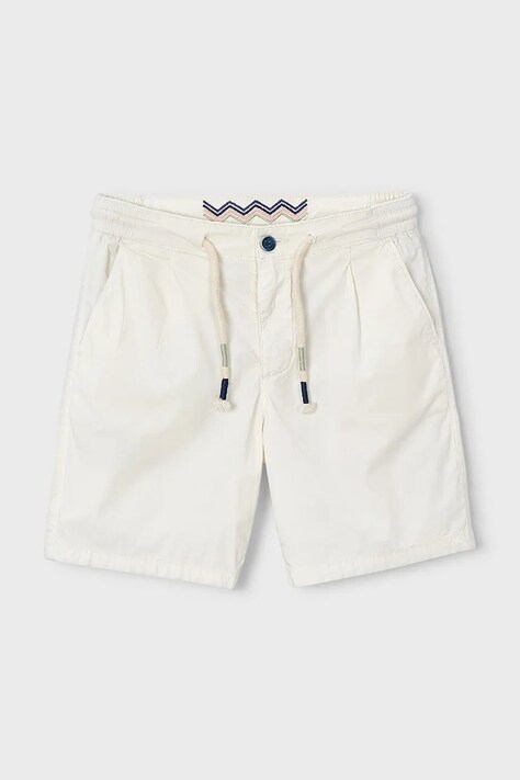 Mayoral pantaloni scurți pentru copii, cu bumbac Boston bej regular waist 6222