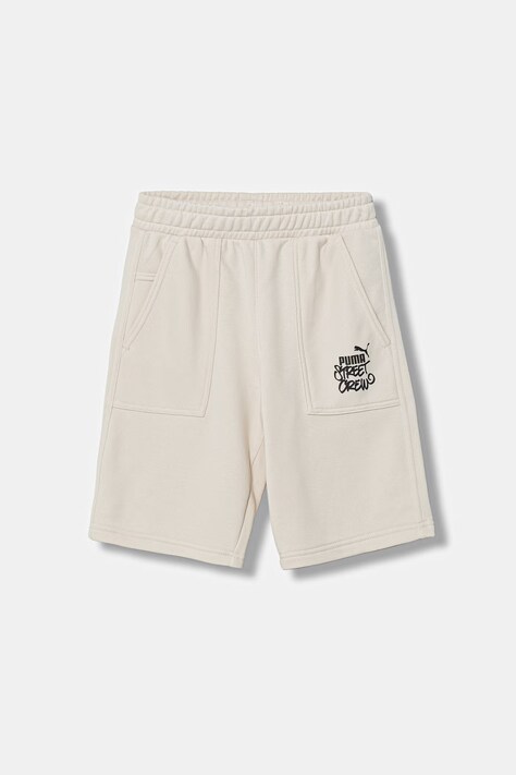 Puma szorty dziecięce MID90s kolor beżowy 691748