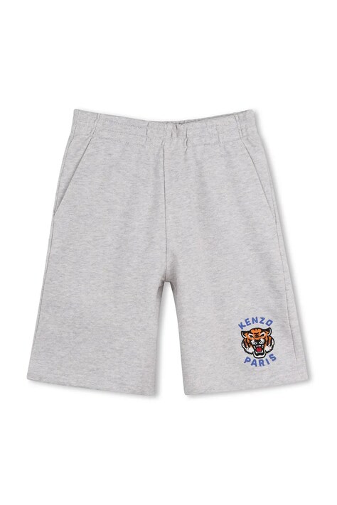 Kenzo Kids szorty dziecięce kolor szary K61666