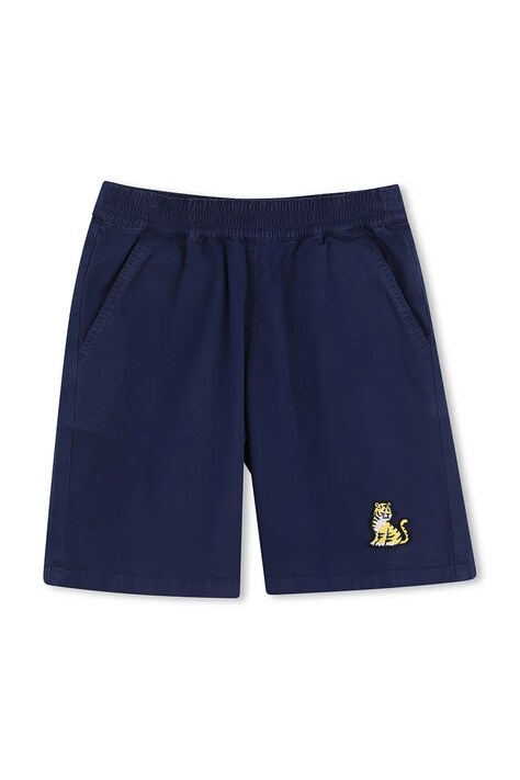 Kenzo Kids szorty dziecięce kolor granatowy regulowana talia K61642