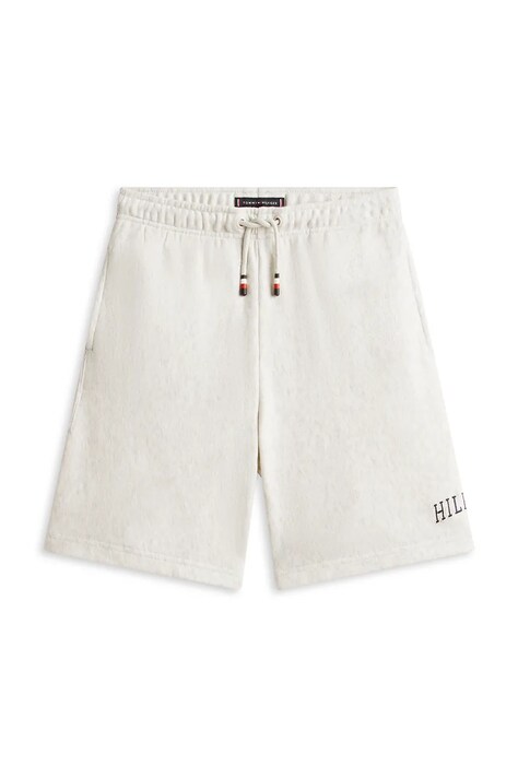 Tommy Hilfiger szorty dresowe dziecięce z bawełną szare KB0KB10244