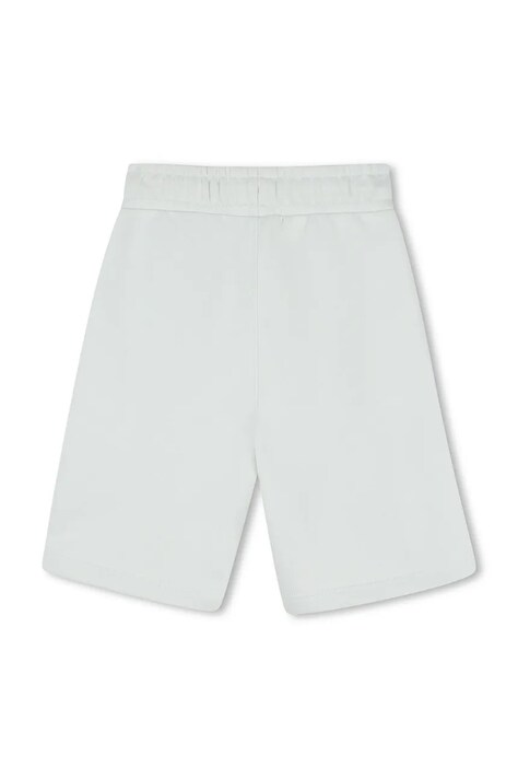 BOSS szorty dziecięce kolor turkusowy regulowana talia J52928