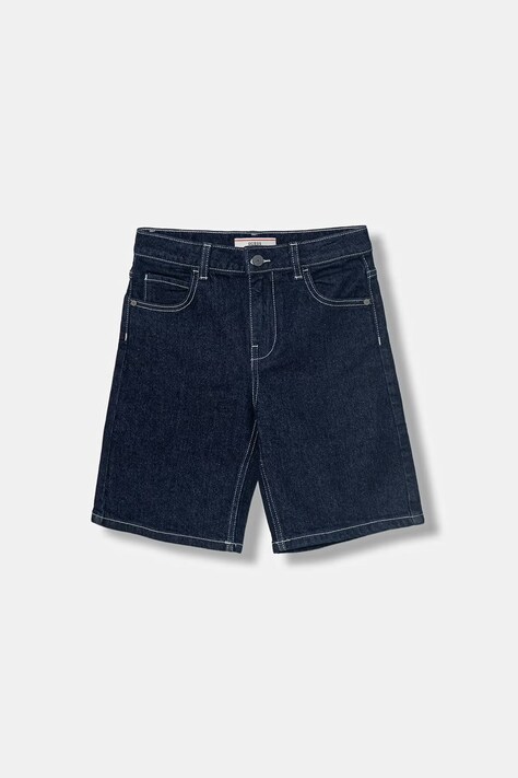Guess szorty dziecięce jeansowe granatowe regular waist L6GD12 D8110