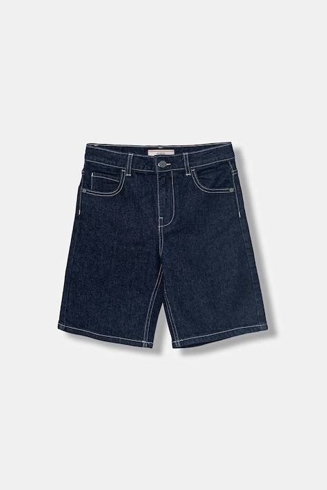 Guess pantaloni scurți pentru copii, din denim bleumarin
