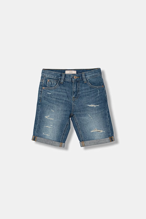Guess szorty jeansowe dziecięce kolor niebieski L6GD06 D41E0