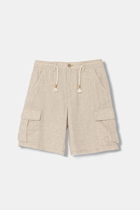 United Colors of Benetton pantaloni scurți pentru copii, cu in bej 40G8C904J