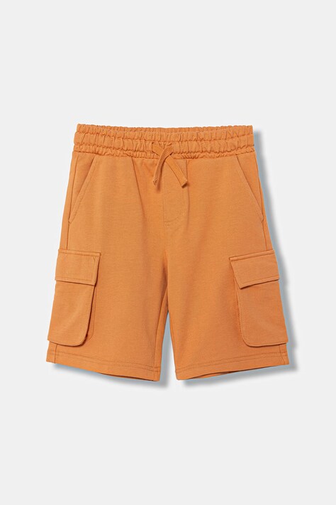 United Colors of Benetton cargo šortky dětské bavlněné oranžové 39DJC902N