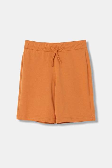 United Colors of Benetton teplákové šortky dětské bavlněné oranžové regular waist 3BL0C903L