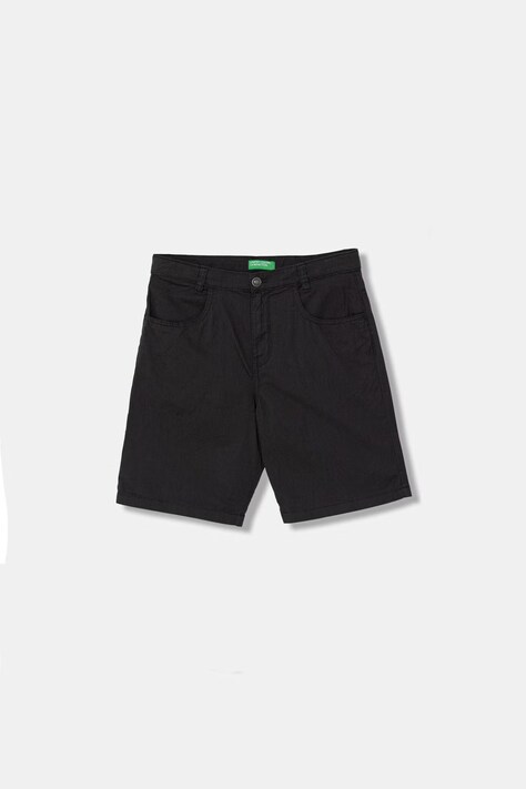 United Colors of Benetton cargo kratke hlače za djecu od pamuka sive spušteni struk 47RGC902U