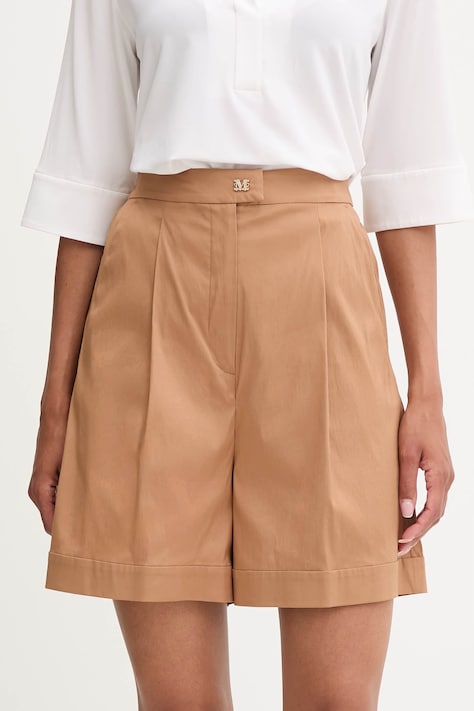 Max Mara Beachwear spodenki plażowe damskie MEDEOLA brązowe 2616141029600